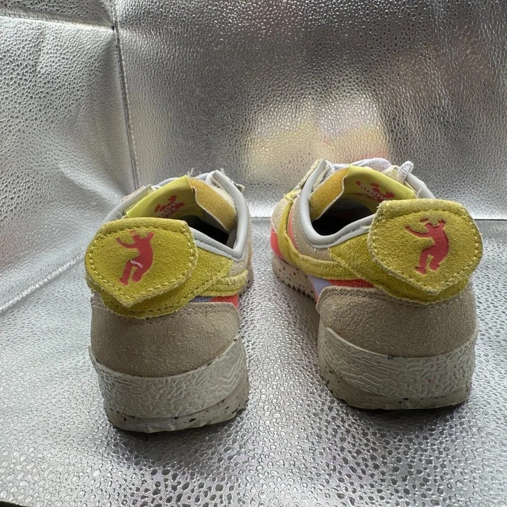 Size 3.5 Nike Union Cortez Lemon Frost Multicolor Mens Low‎ Top Shoes DR1413-100
